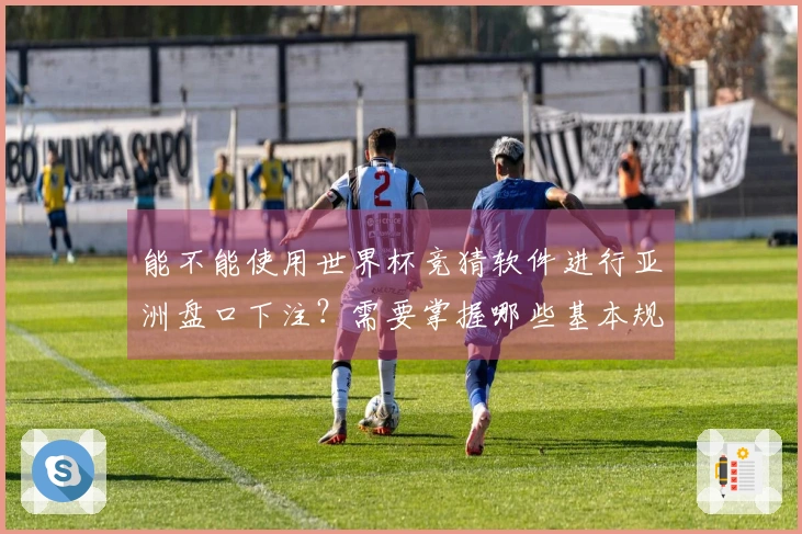 能不能使用世界杯竞猜软件进行亚洲盘口下注？需要掌握哪些基本规则？