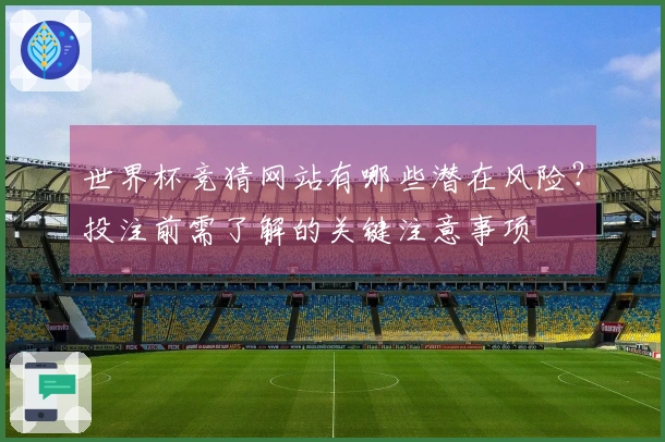 世界杯竞猜网站有哪些潜在风险？投注前需了解的关键注意事项