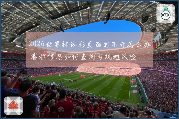 2026世界杯体彩页面打不开怎么办 赛程信息如何查询与规避风险